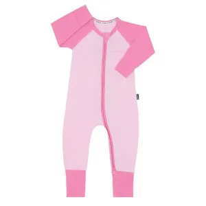 BONDS Value Zip Wondersuit - Lolly Ice / Cotton Gumball Pink