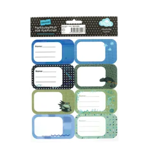Book Labels - Cool Blues