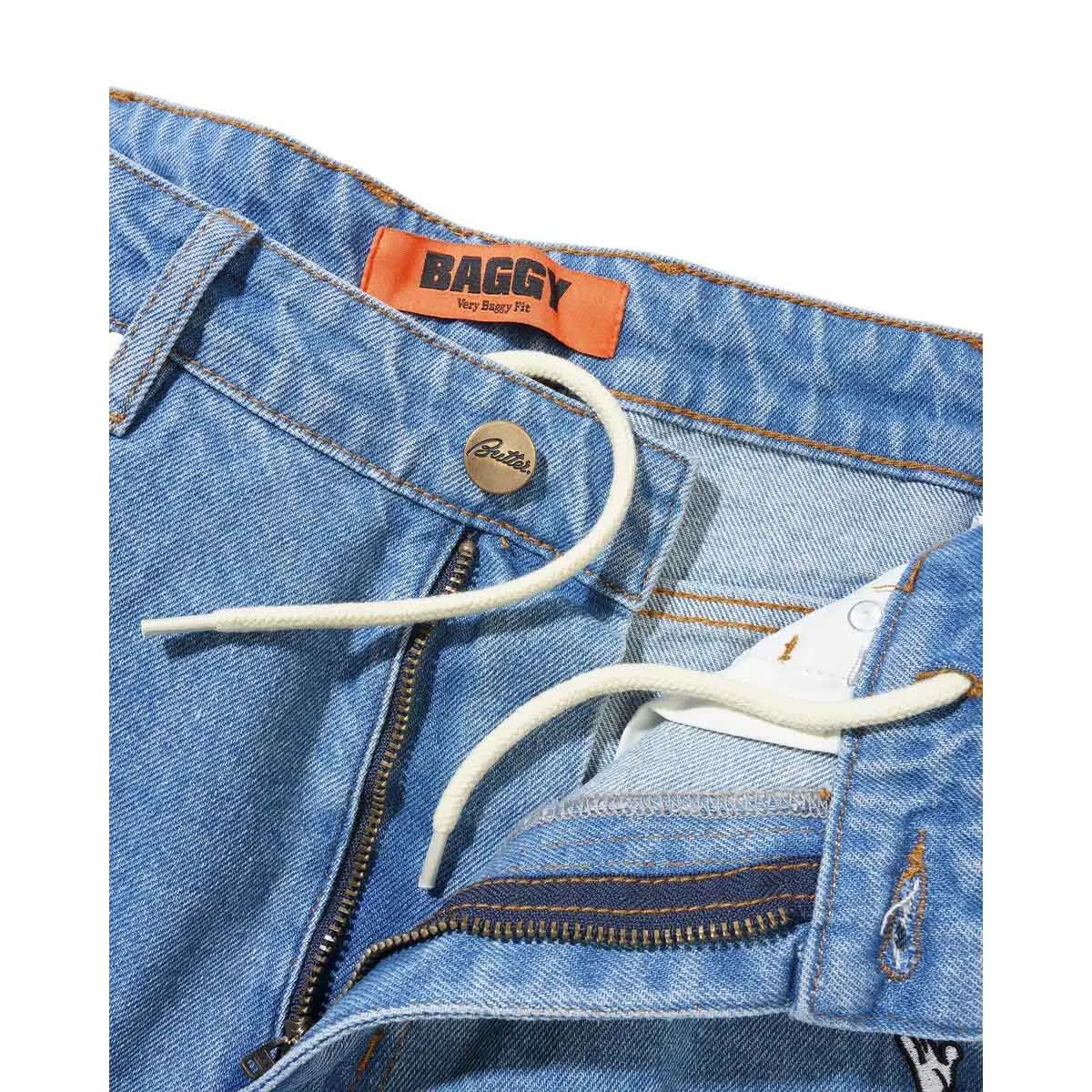 Butter Goods - Fantasia Baggy Denim Jeans Washed Indigo