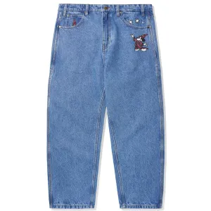 Butter Goods - Fantasia Baggy Denim Jeans Washed Indigo