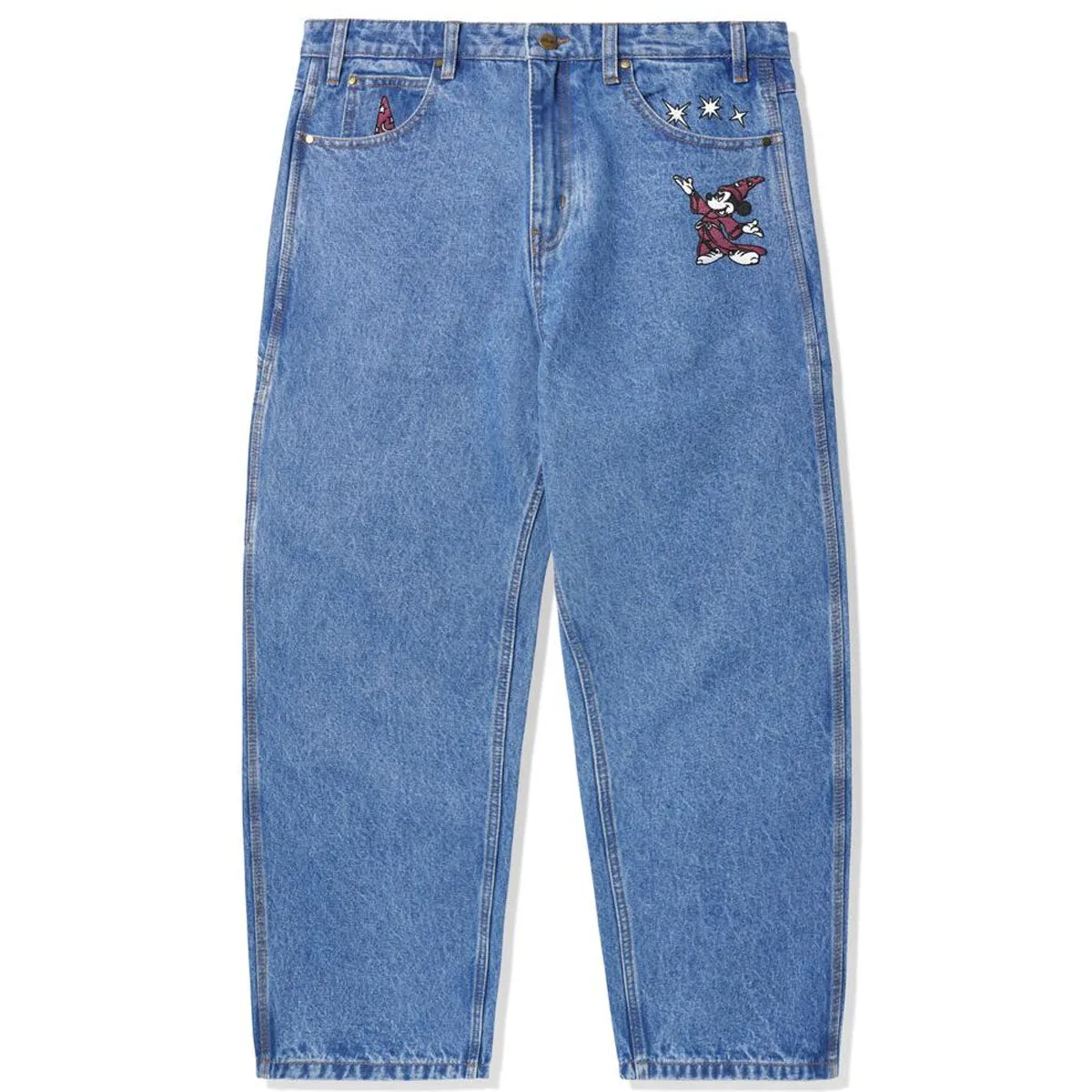 Butter Goods - Fantasia Baggy Denim Jeans Washed Indigo