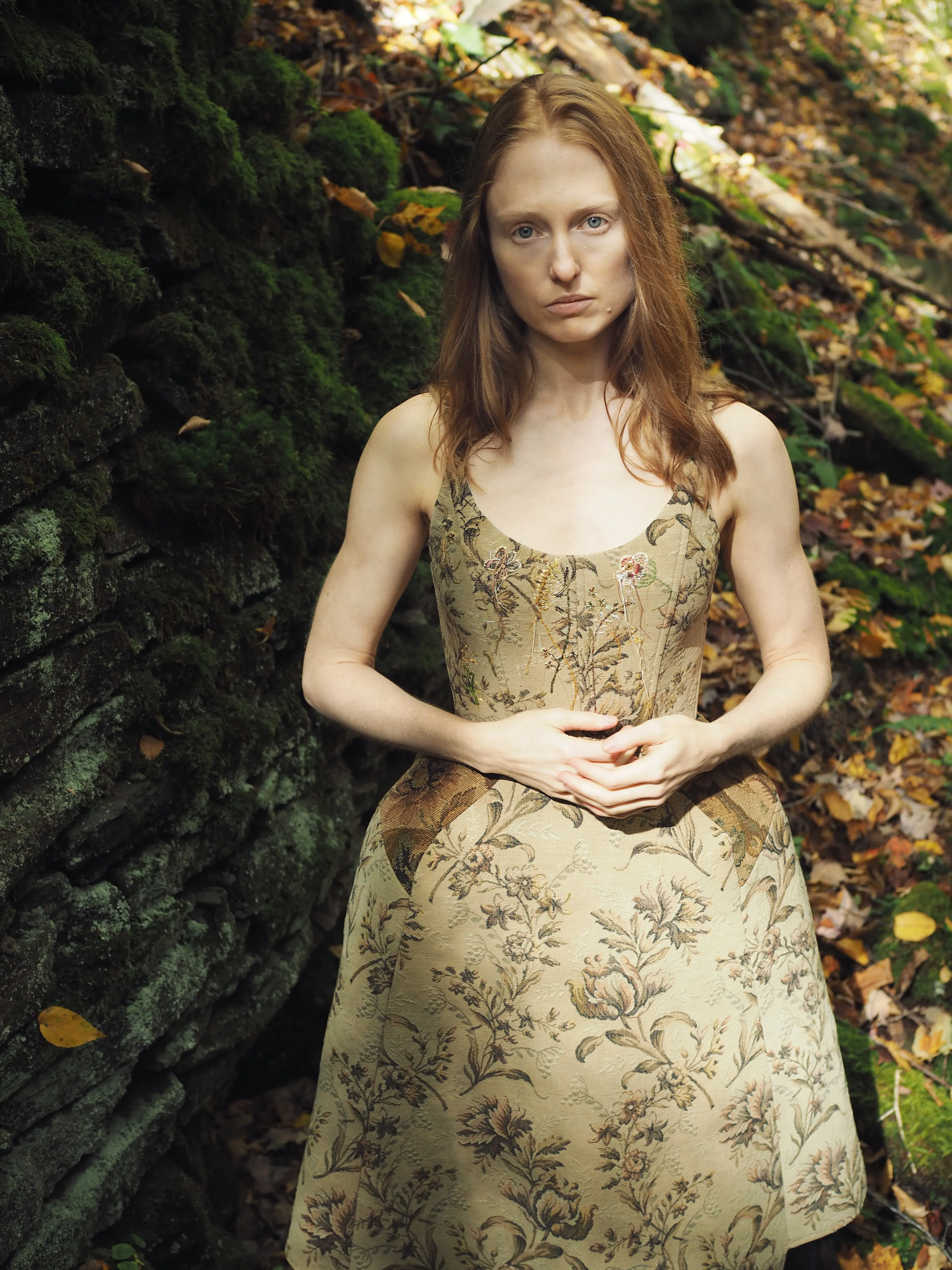 catherine jacquard dress