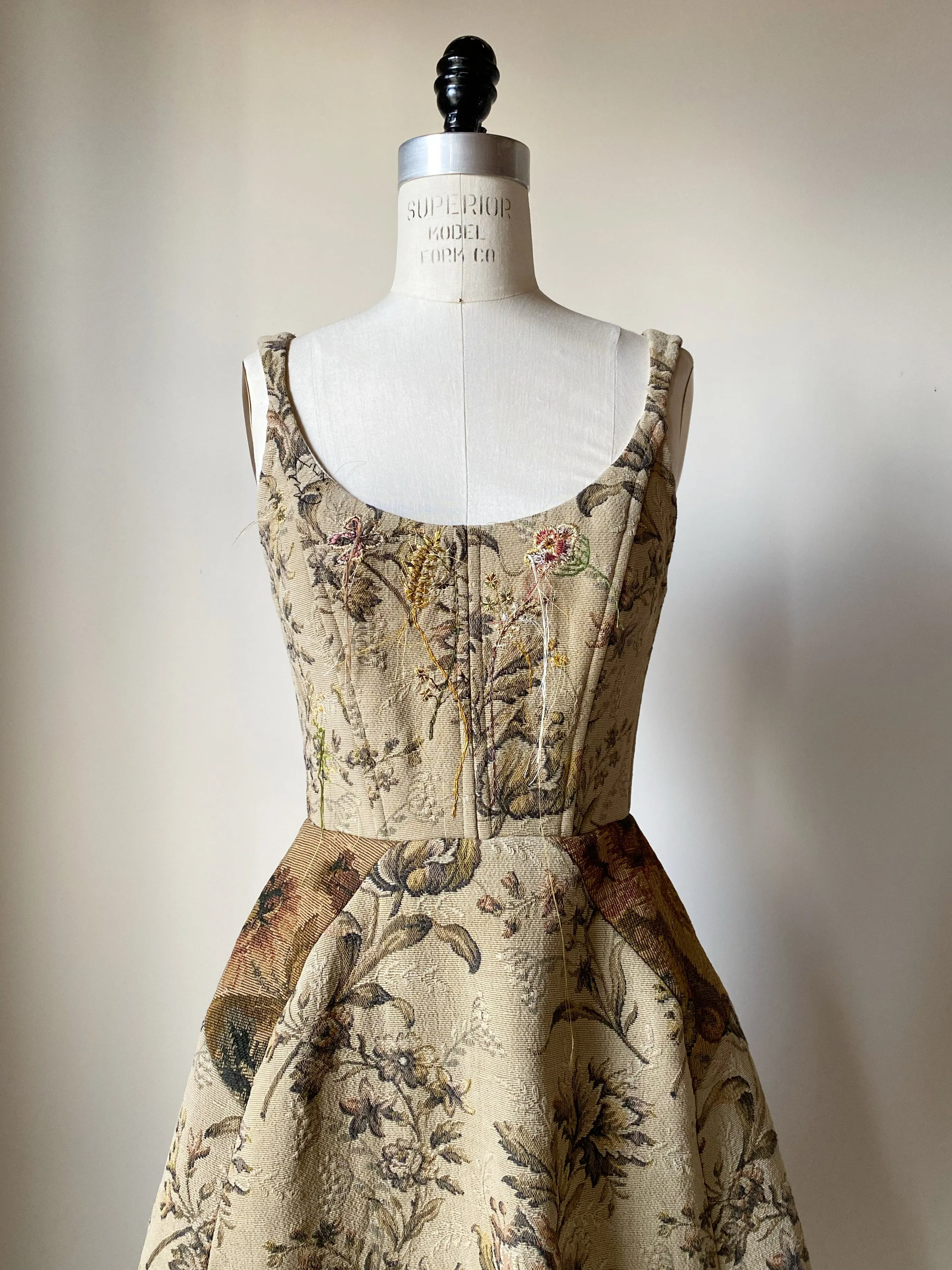 catherine jacquard dress