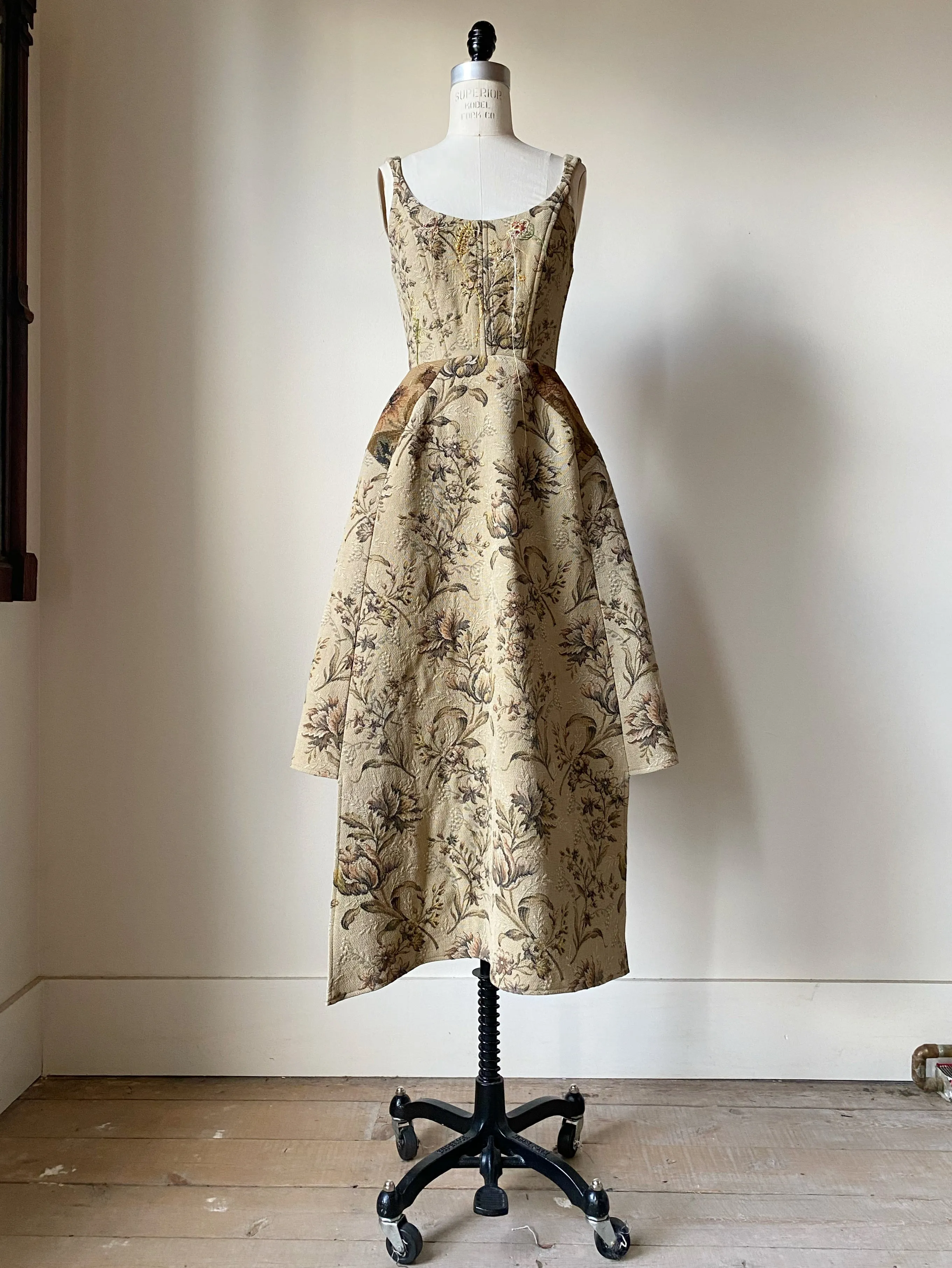 catherine jacquard dress
