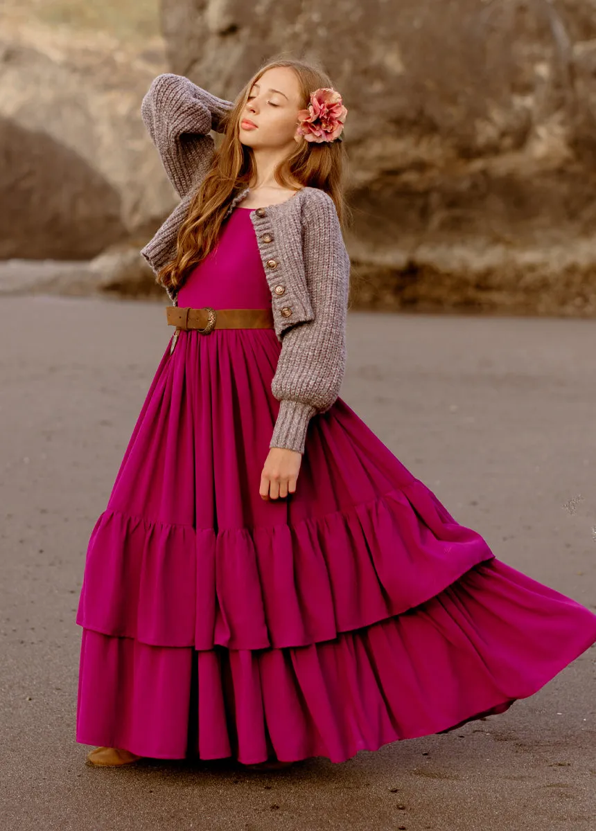 Catrin Dress in Berry