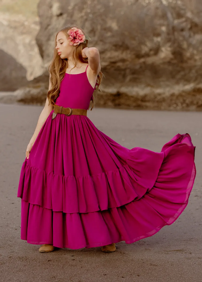 Catrin Dress in Berry