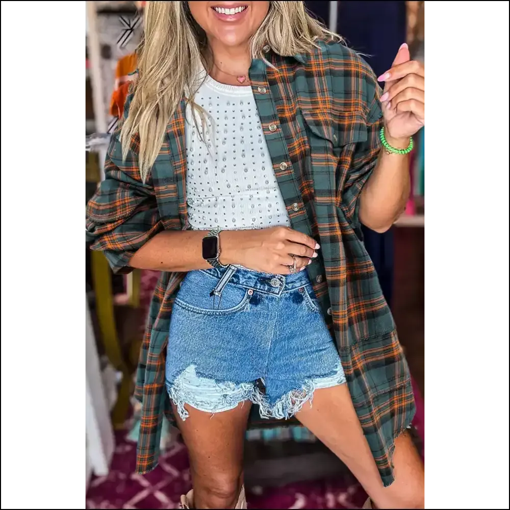 Chic Green Plaid Long Sleeve: from Zero to Hero  💚 Needful Things