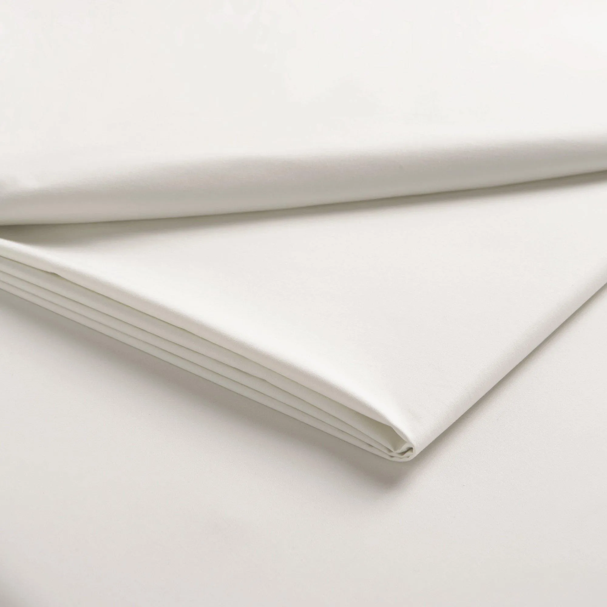 Christy Sateen Cotton Fitted Sheets 400TC – Ivory