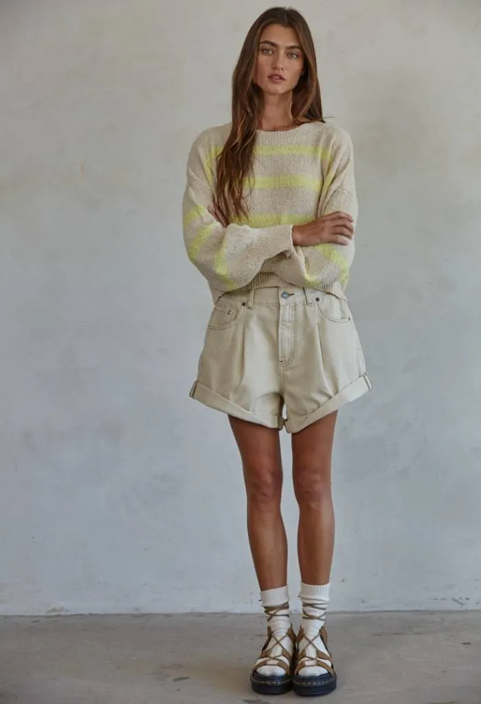 Citrus Burst Beach Sweater