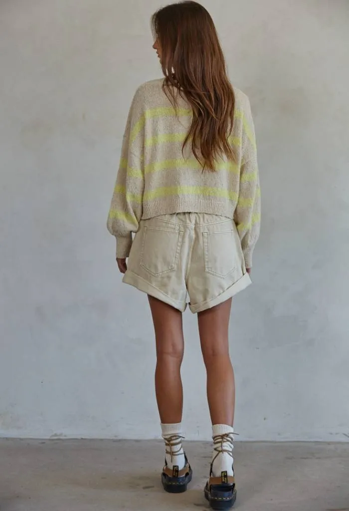 Citrus Burst Beach Sweater