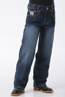 CLMB12842002-4-Regular Jeans Cinch Boys White Label Dark Stone