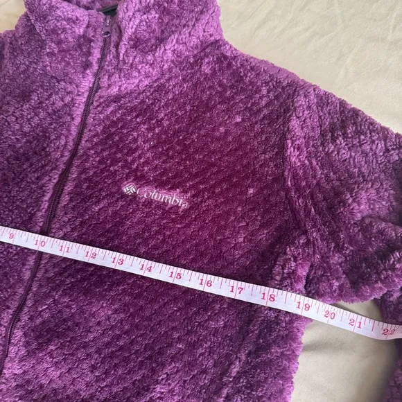 Columbia Women's Purple Fleece Jacket size M