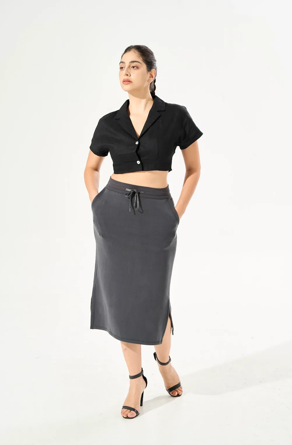 Cooling & Buttery Soft Modal Deluxe Skirt With Pockets