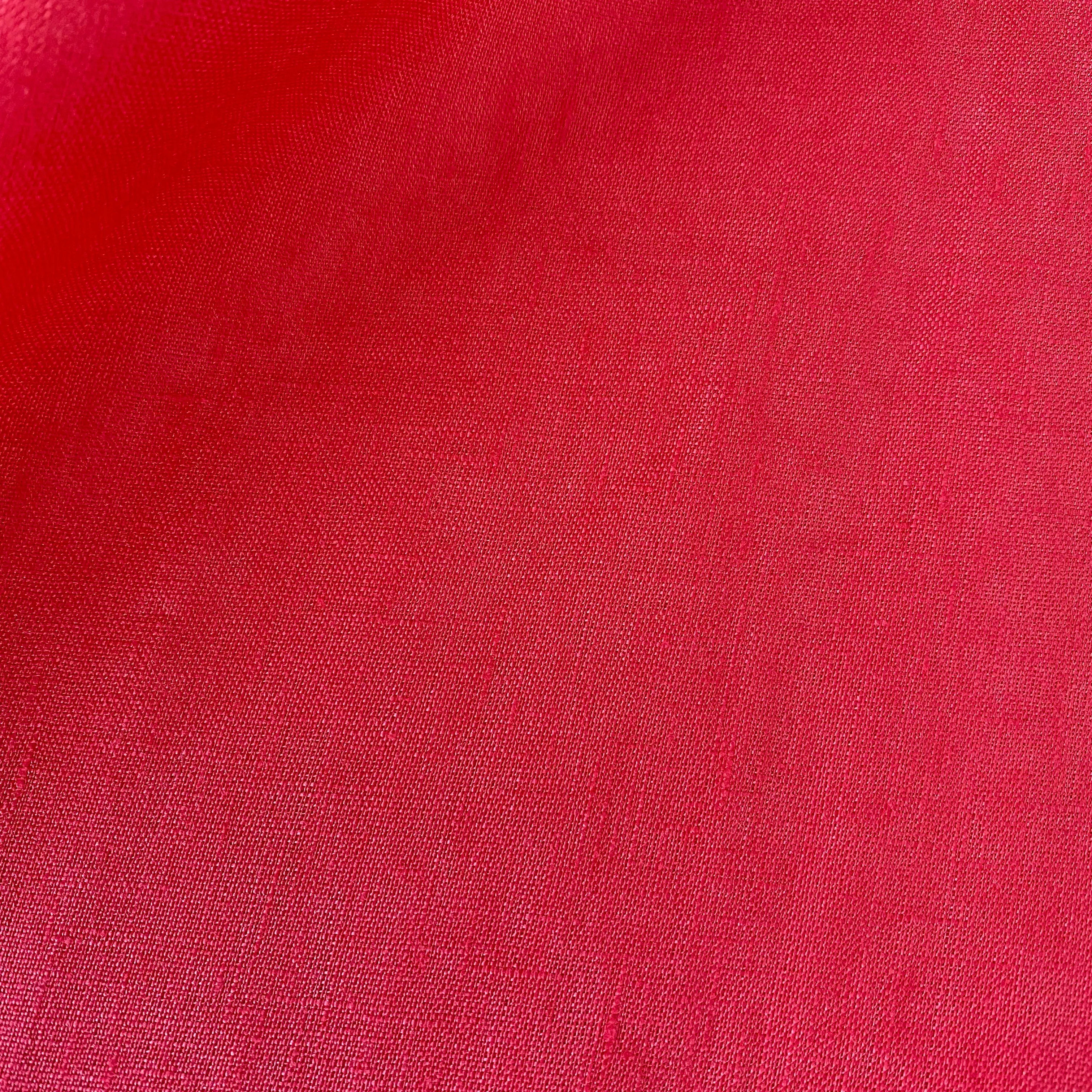 Coral Viscose Linen Blend