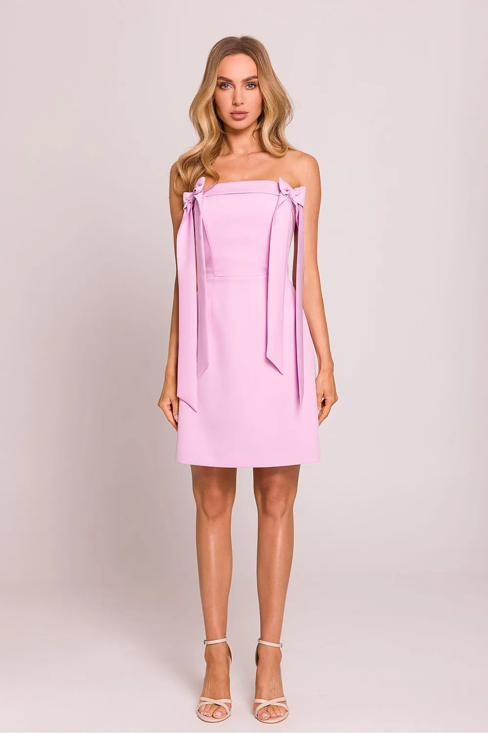Corset-Style Fitted Mini Dress