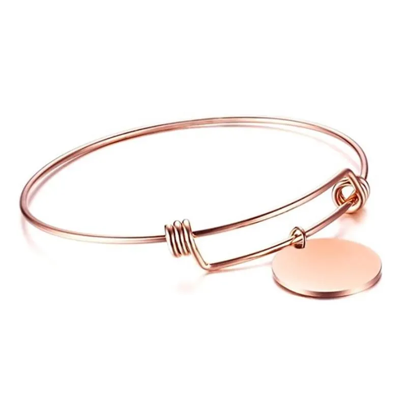 Custom Engraved New Design Stainless Steel Personalized Engraved Wire Bracelet For Women