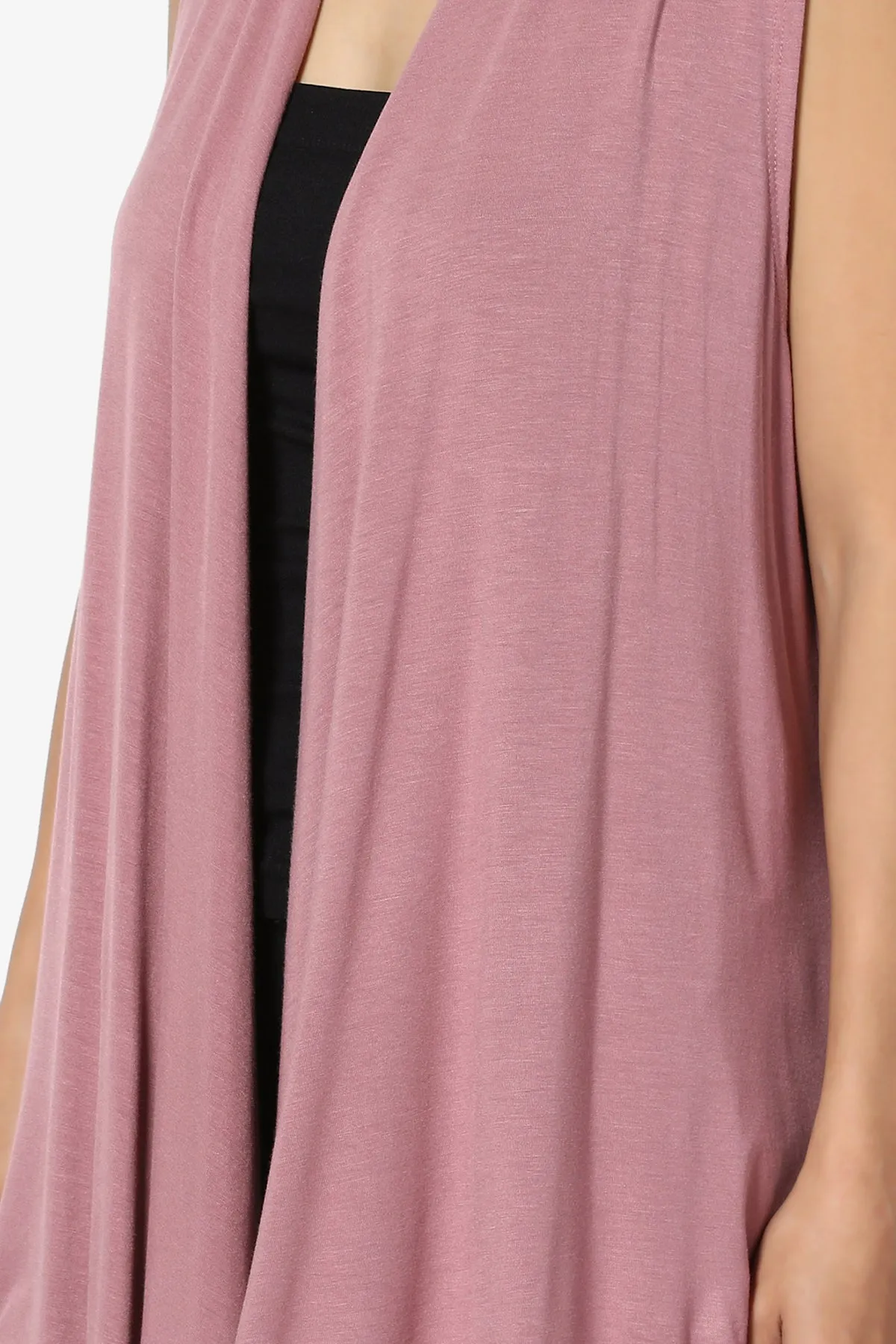 Danna Draped Jersey Vest