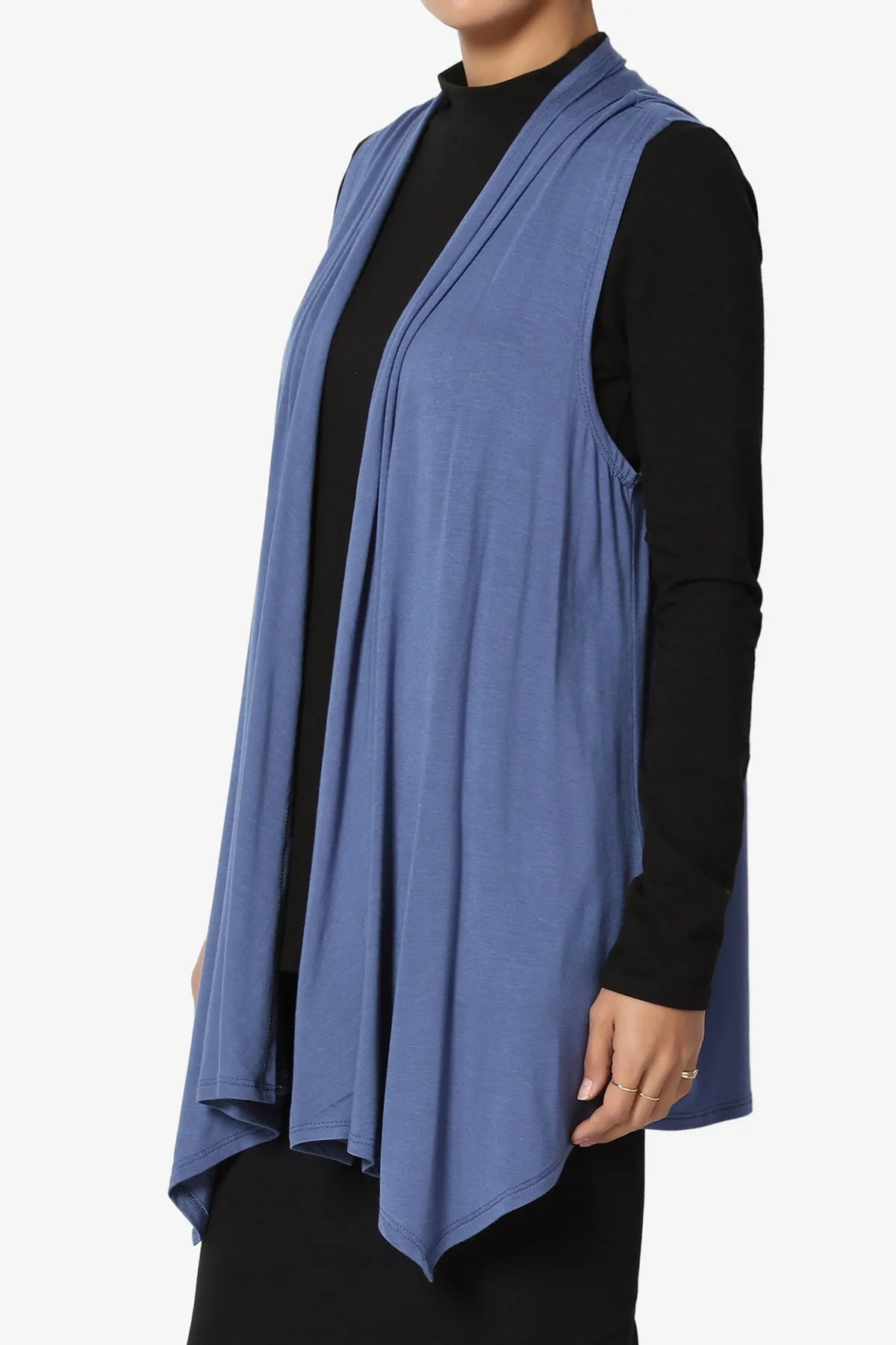 Danna Draped Jersey Vest