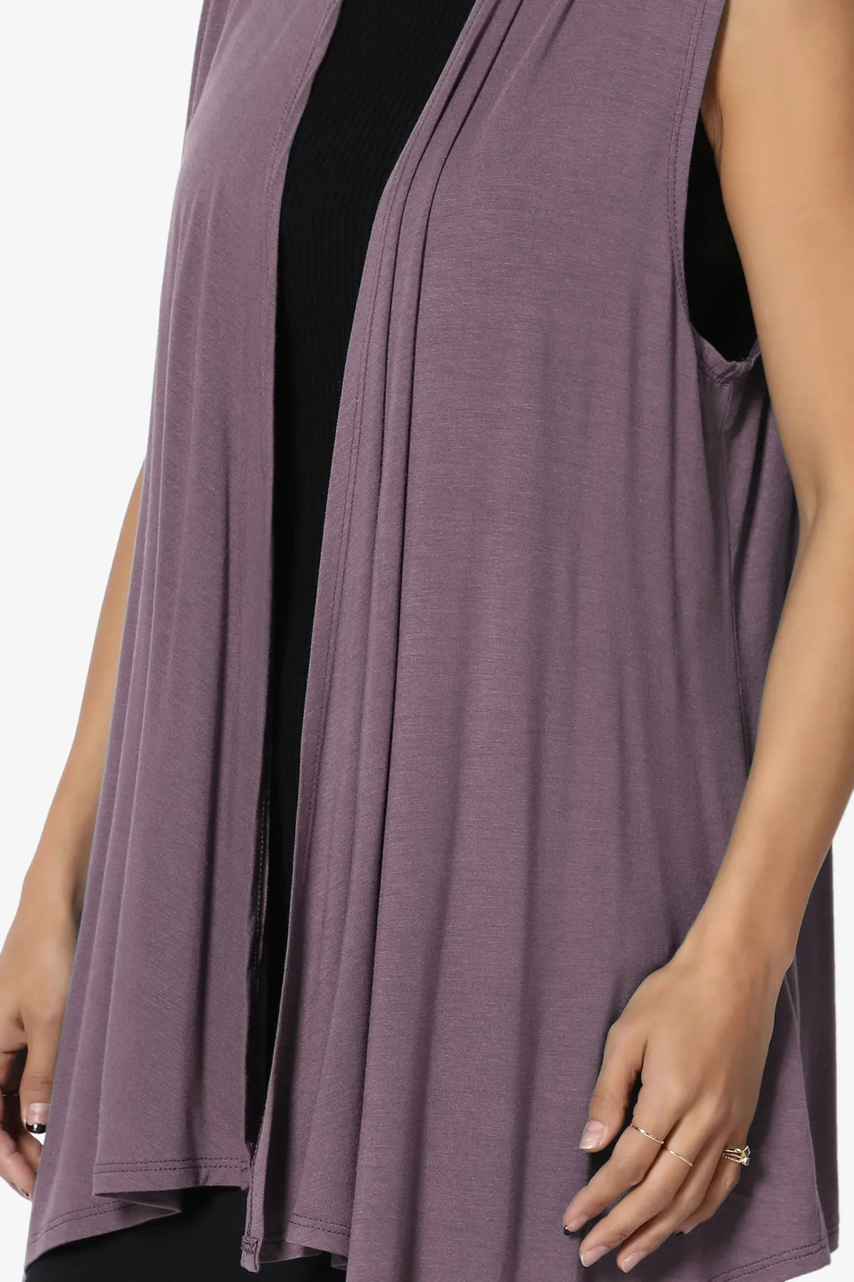Danna Draped Jersey Vest