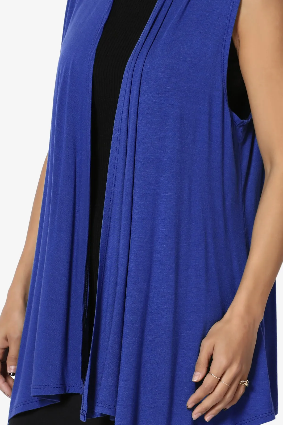 Danna Draped Jersey Vest