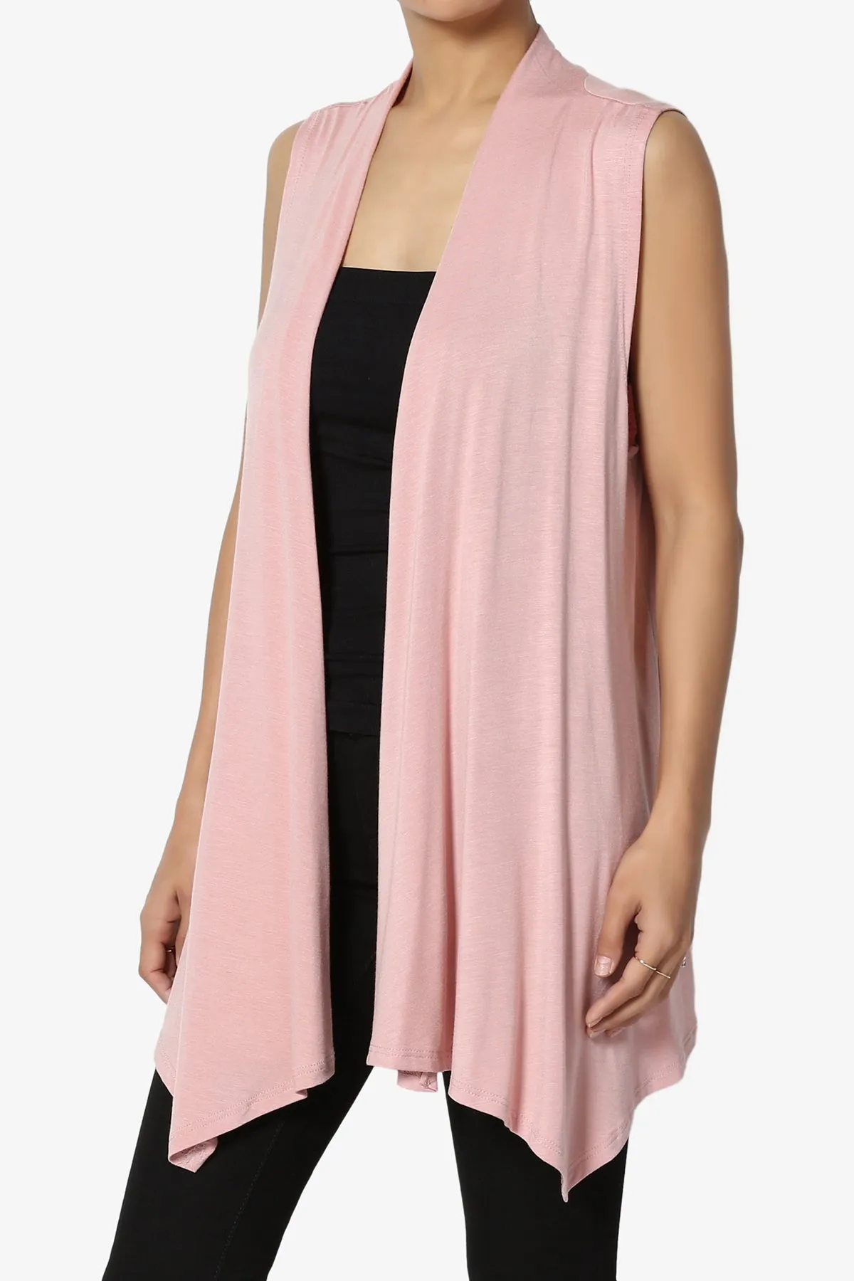 Danna Draped Jersey Vest