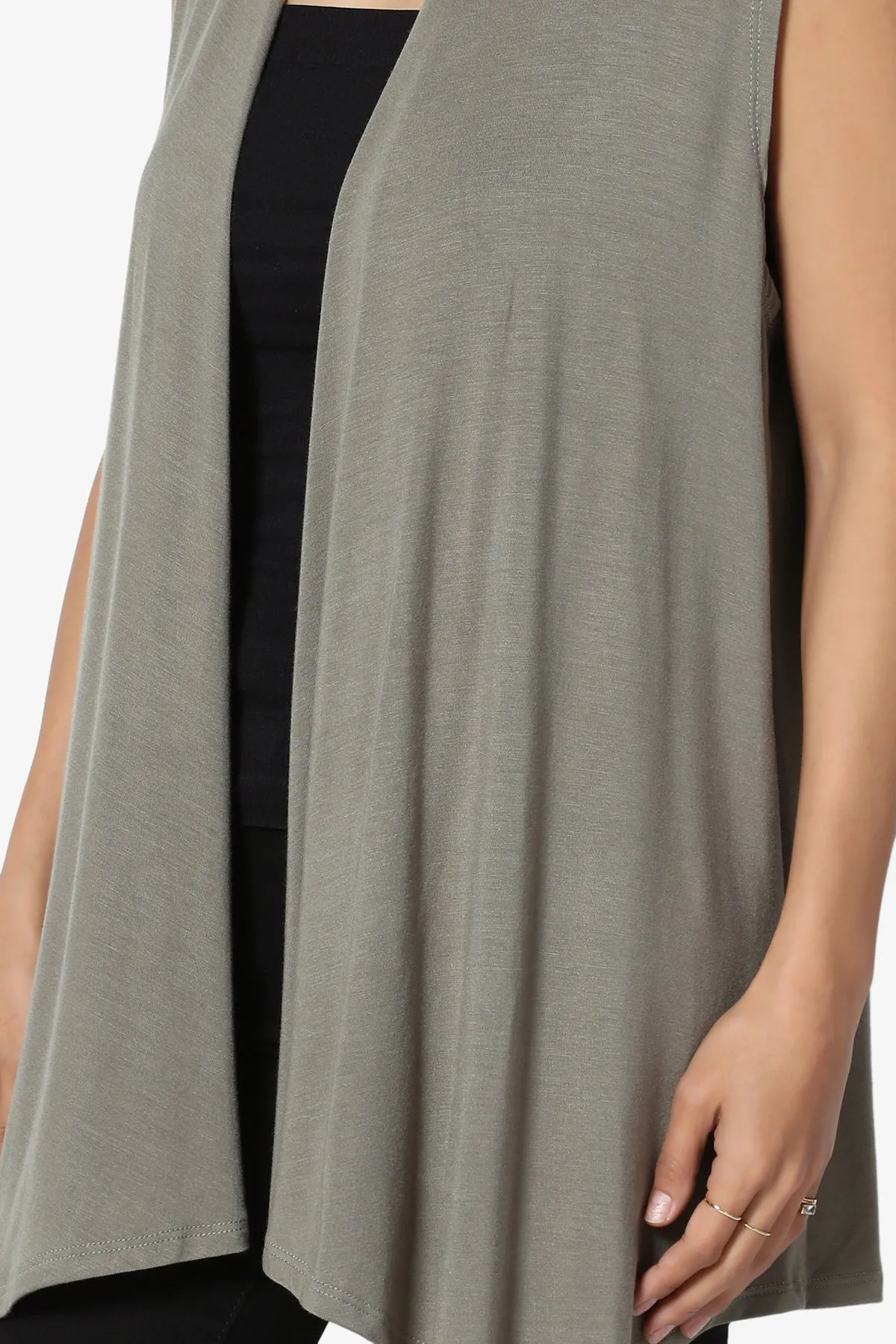 Danna Draped Jersey Vest