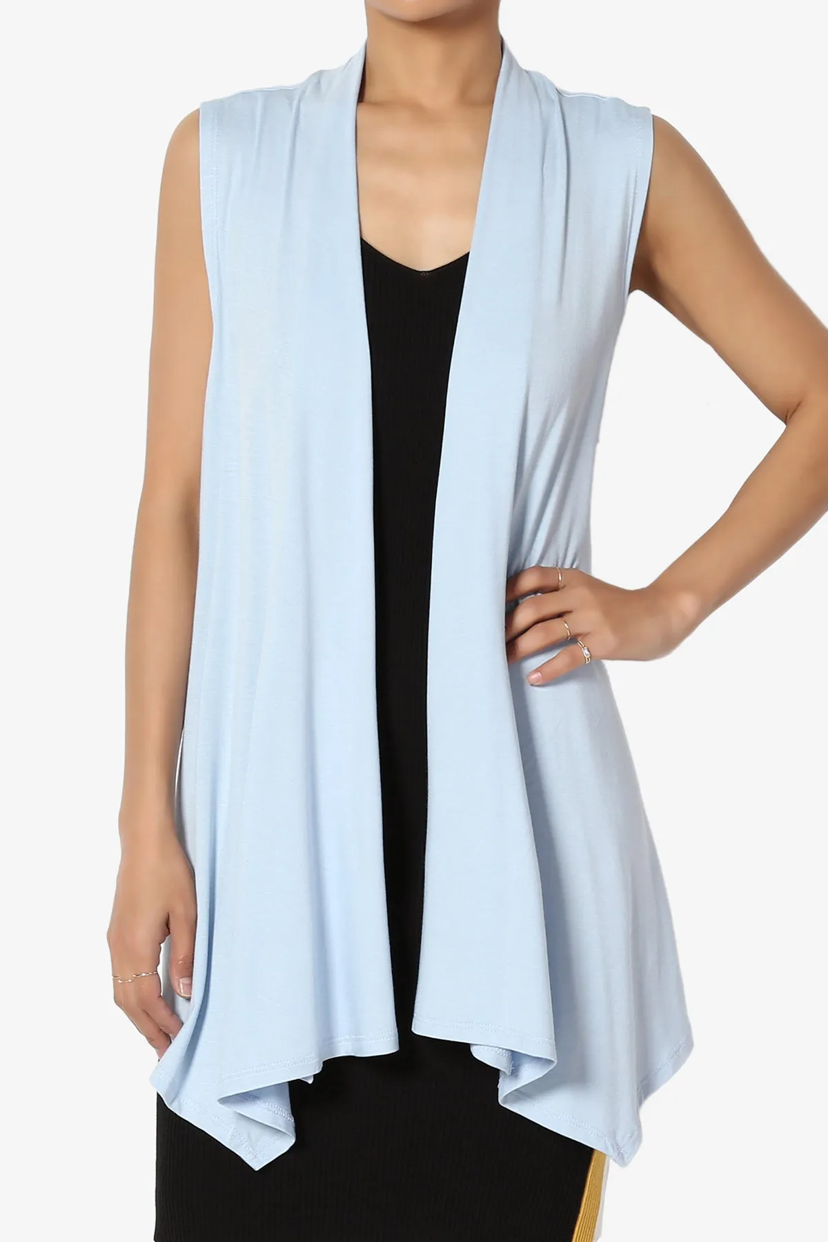 Danna Draped Jersey Vest