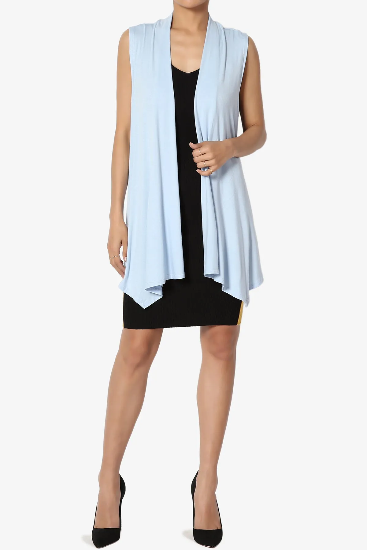 Danna Draped Jersey Vest