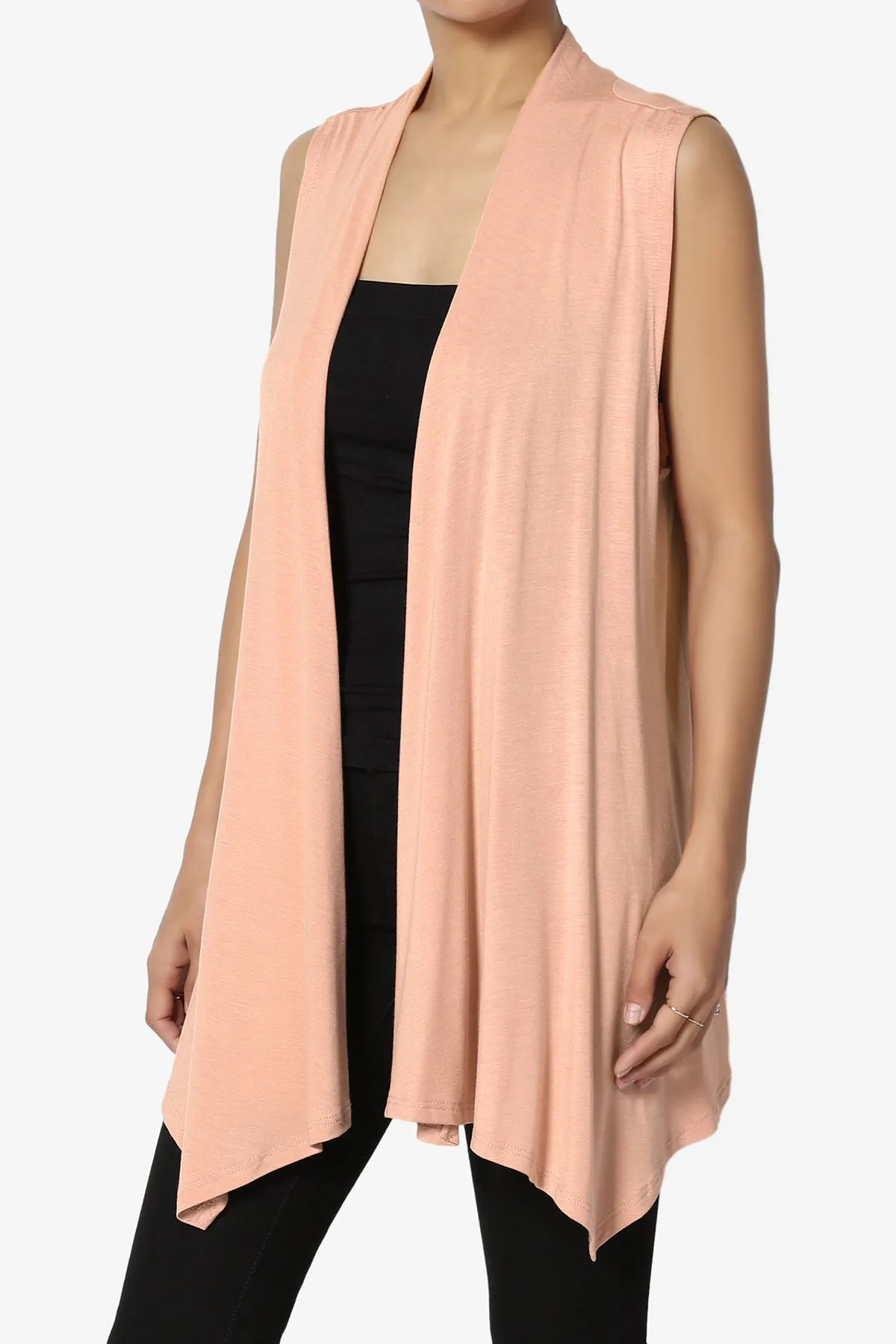 Danna Draped Jersey Vest