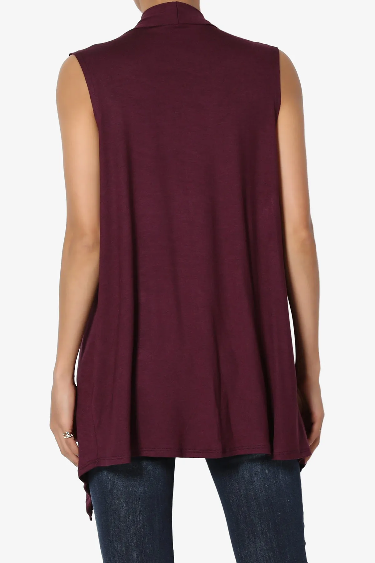 Danna Draped Jersey Vest
