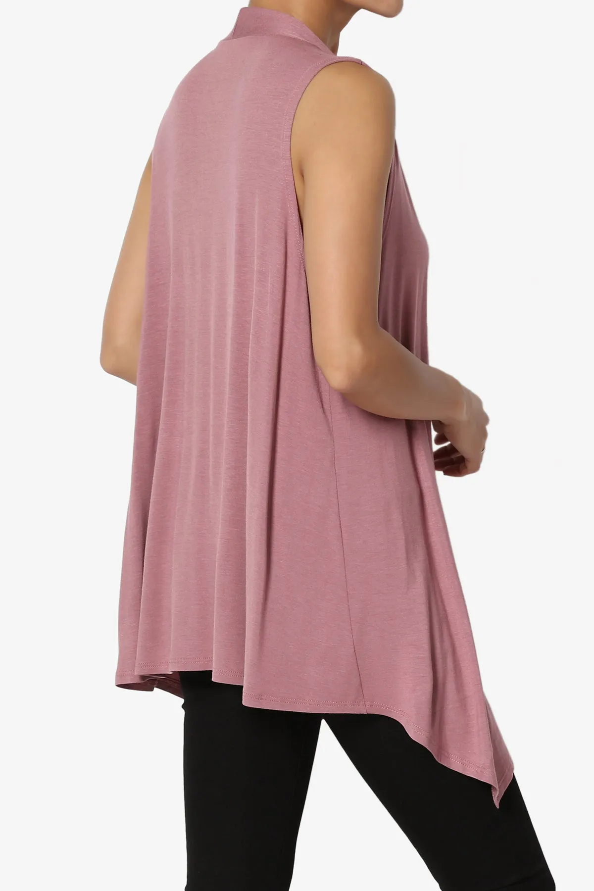Danna Draped Jersey Vest