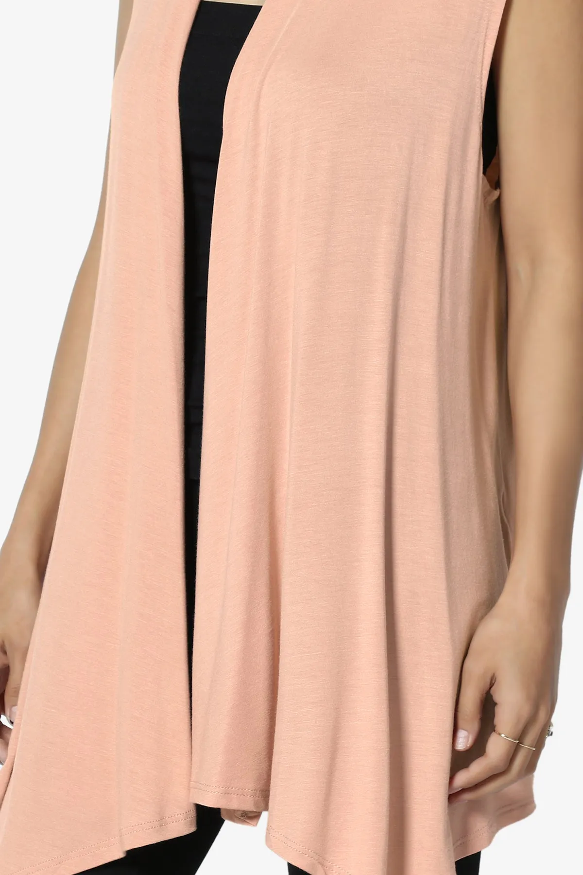 Danna Draped Jersey Vest