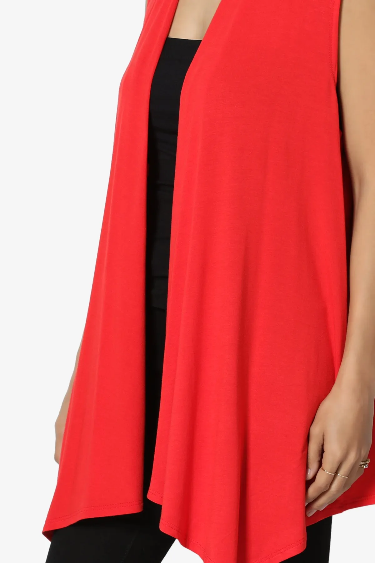 Danna Draped Jersey Vest