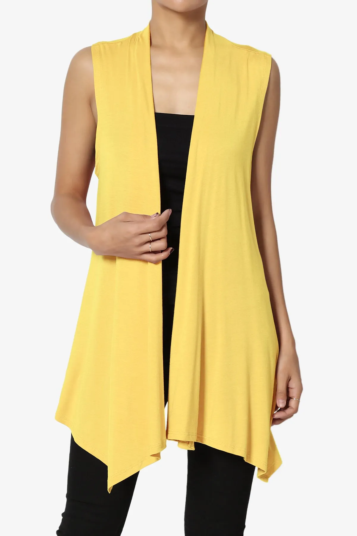 Danna Draped Jersey Vest