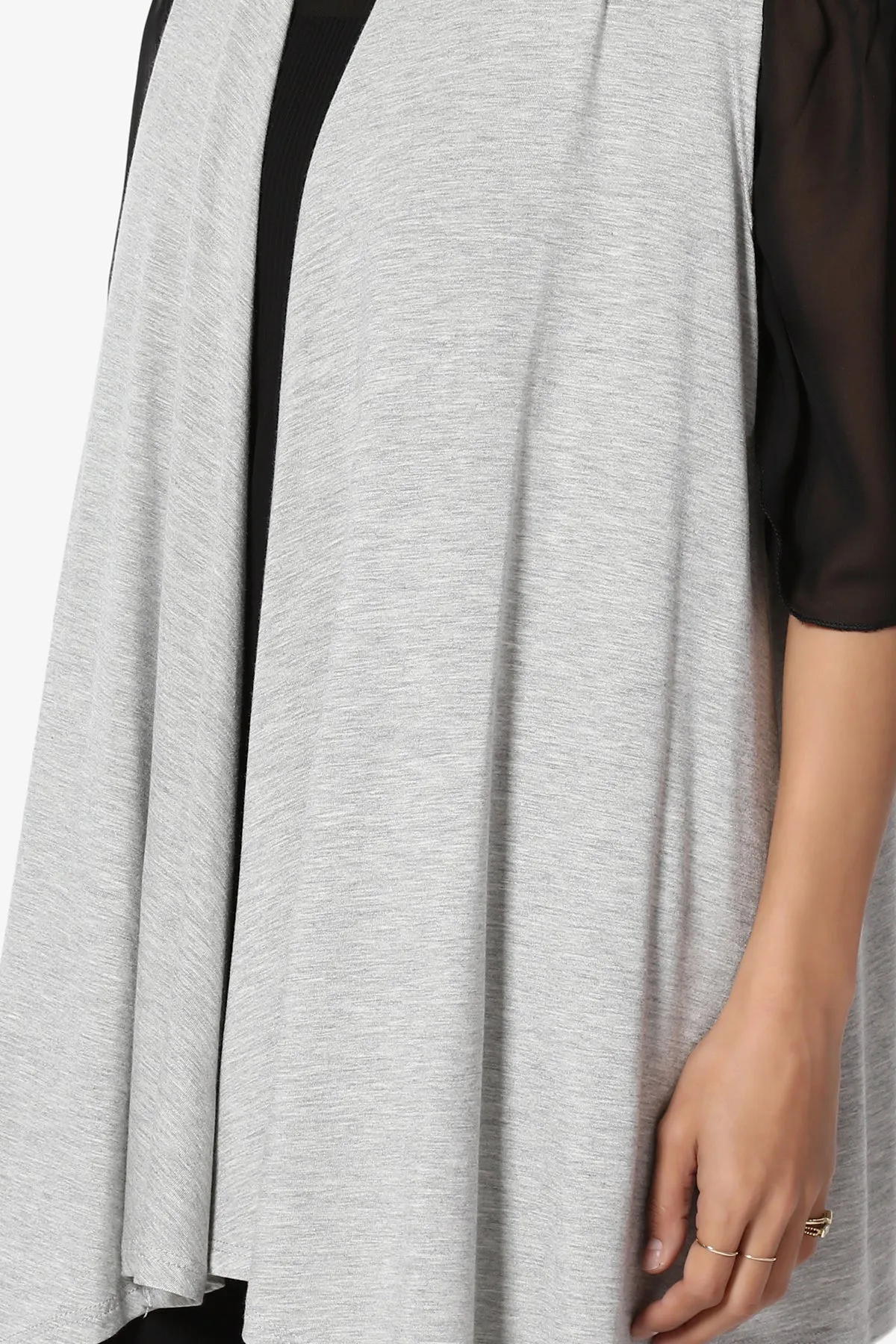 Danna Draped Jersey Vest