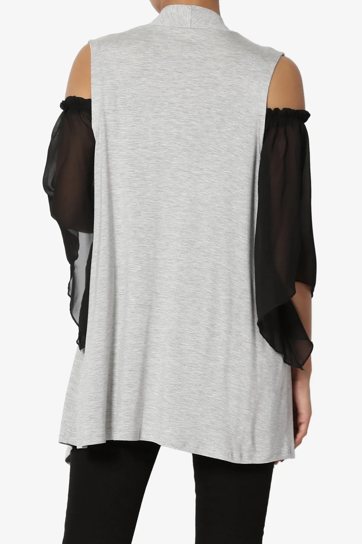 Danna Draped Jersey Vest