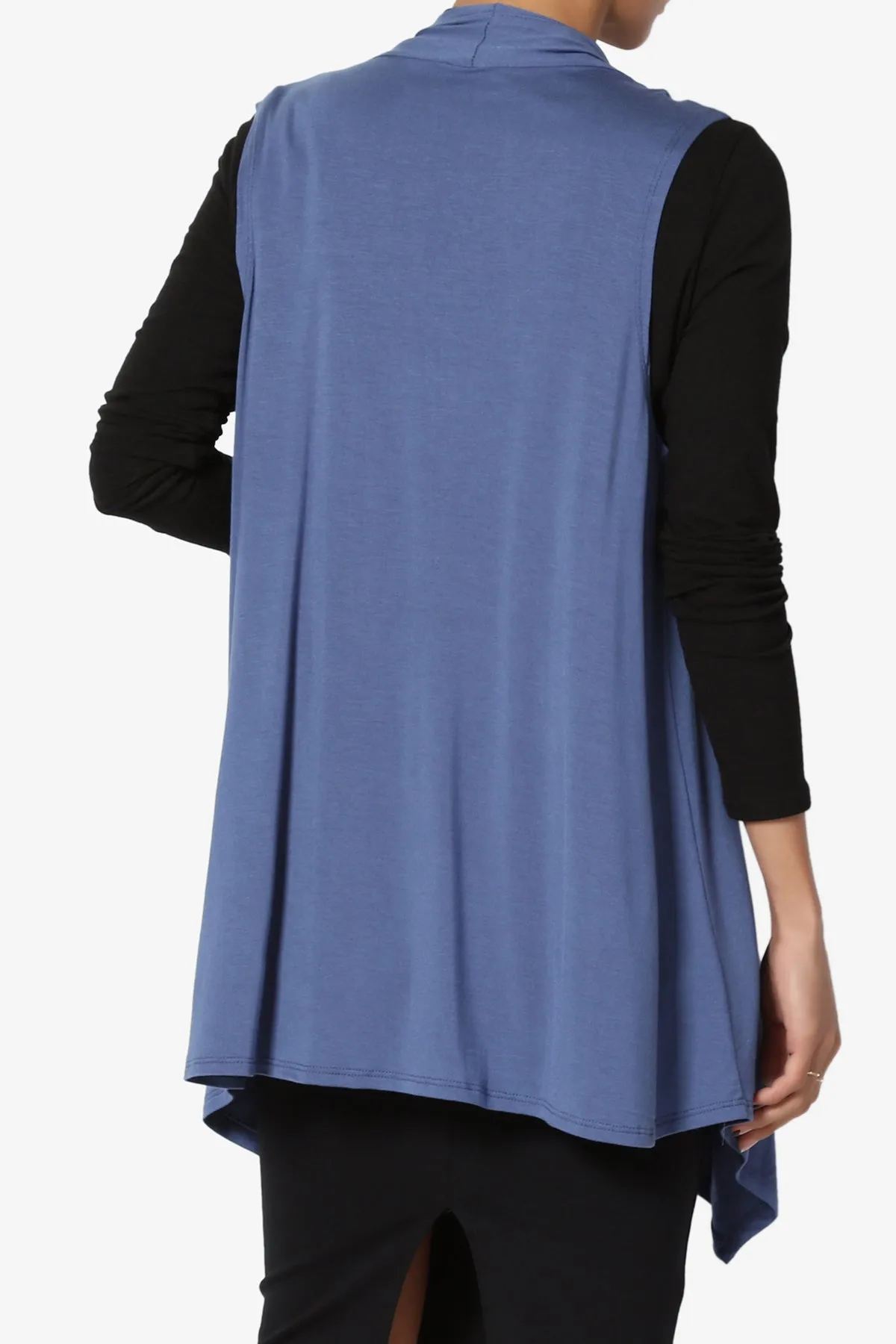 Danna Draped Jersey Vest