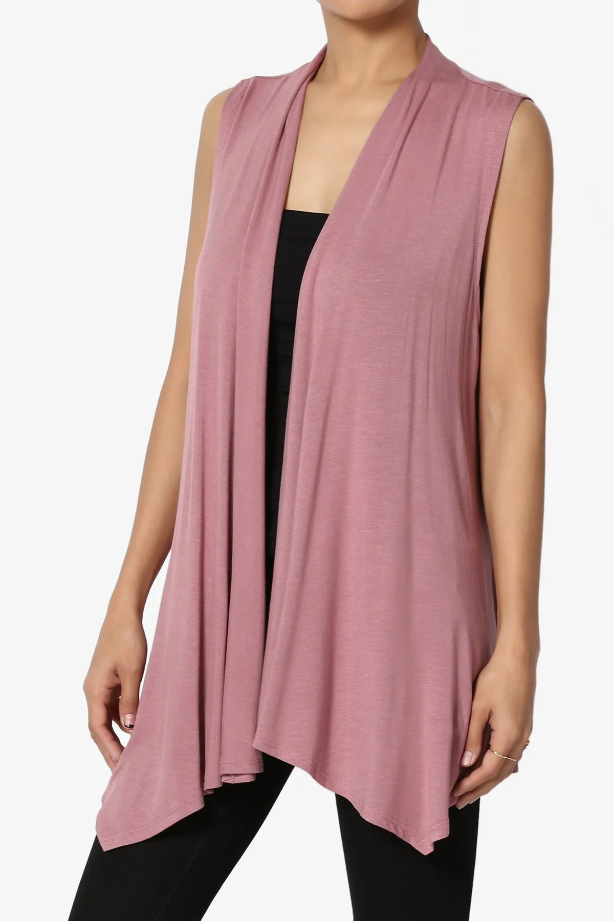 Danna Draped Jersey Vest