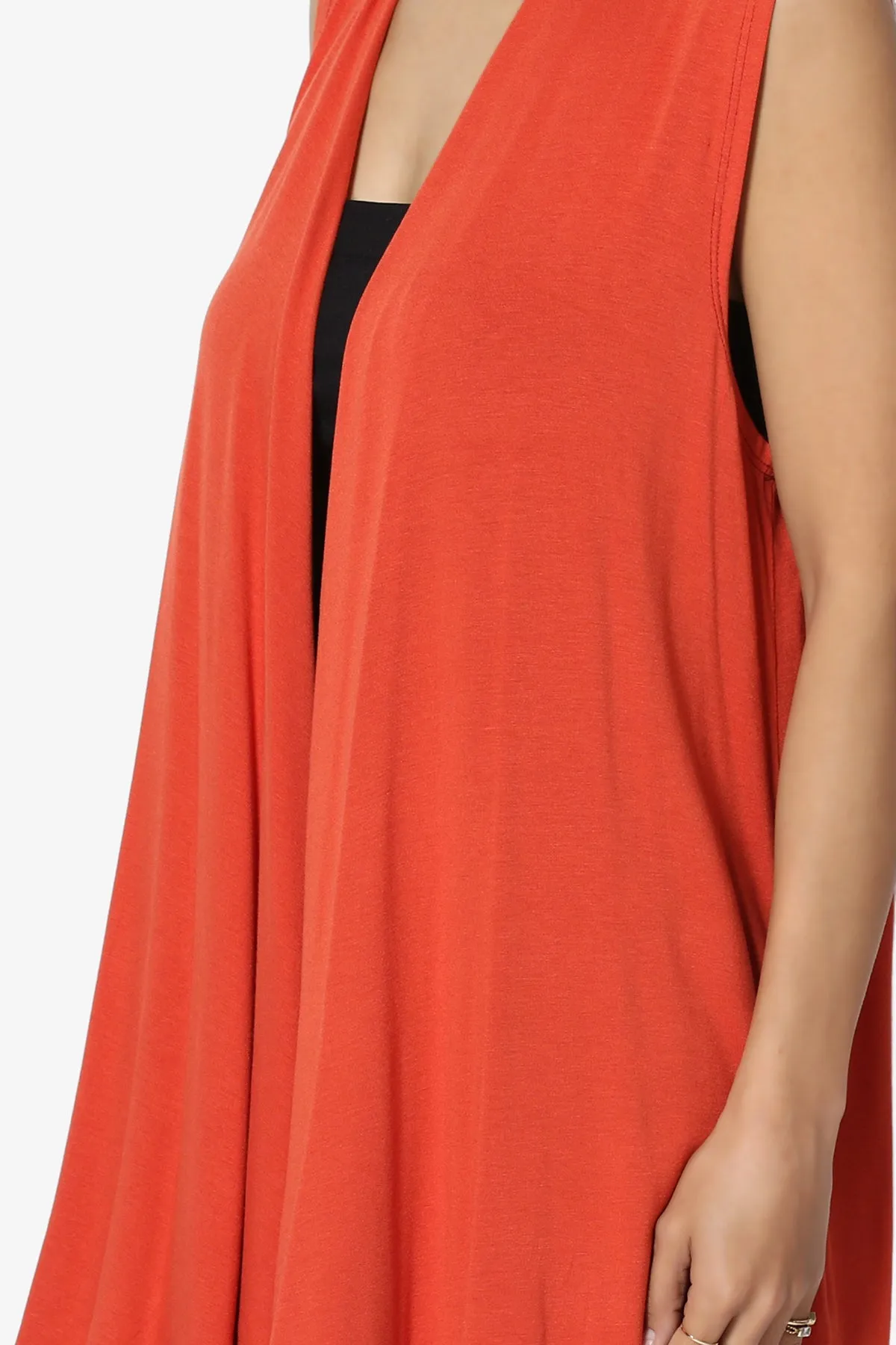 Danna Draped Jersey Vest