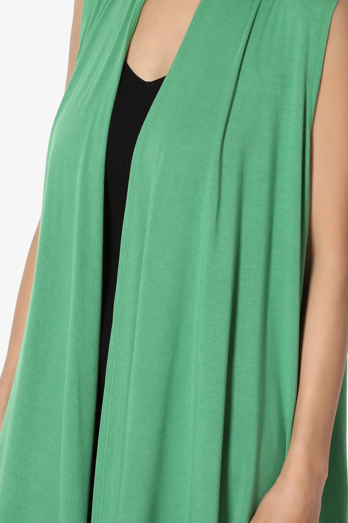 Danna Draped Jersey Vest