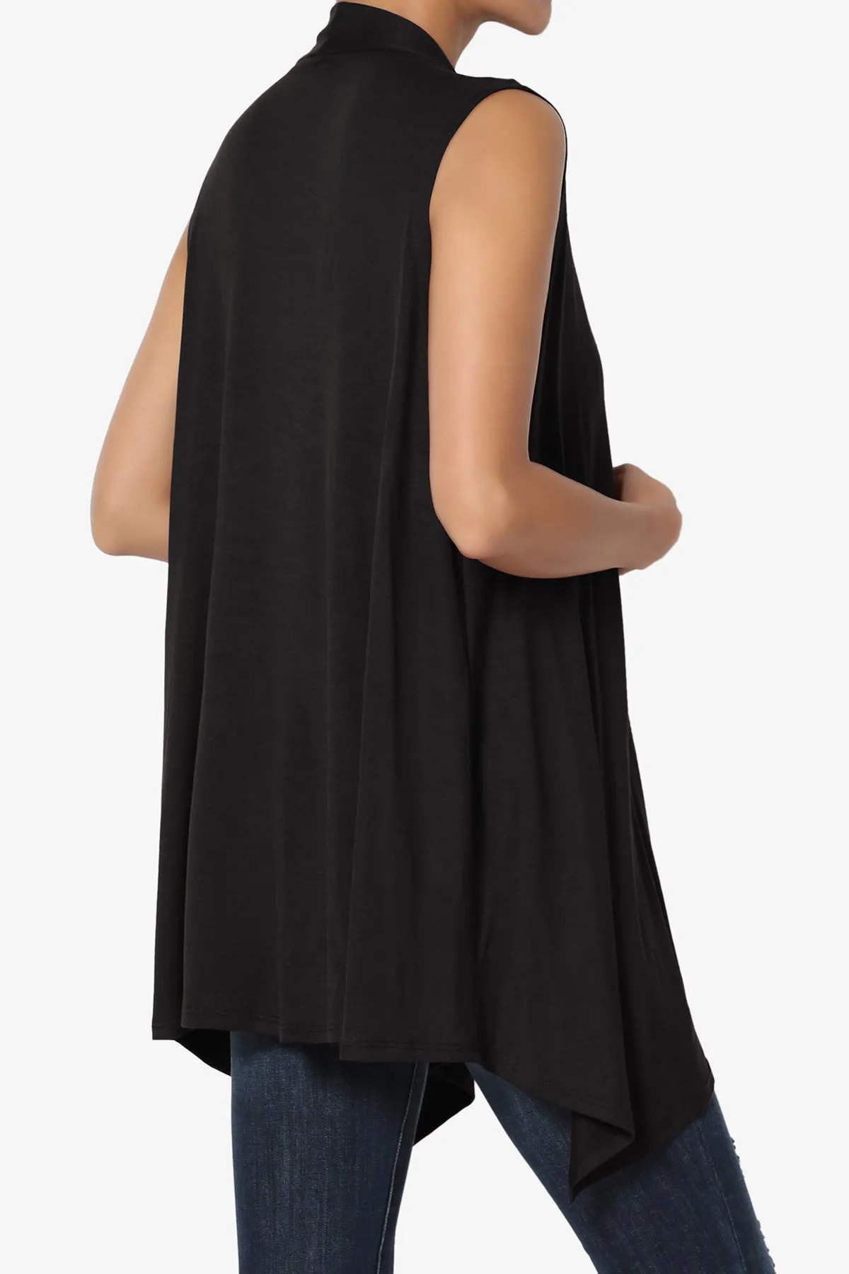 Danna Draped Jersey Vest