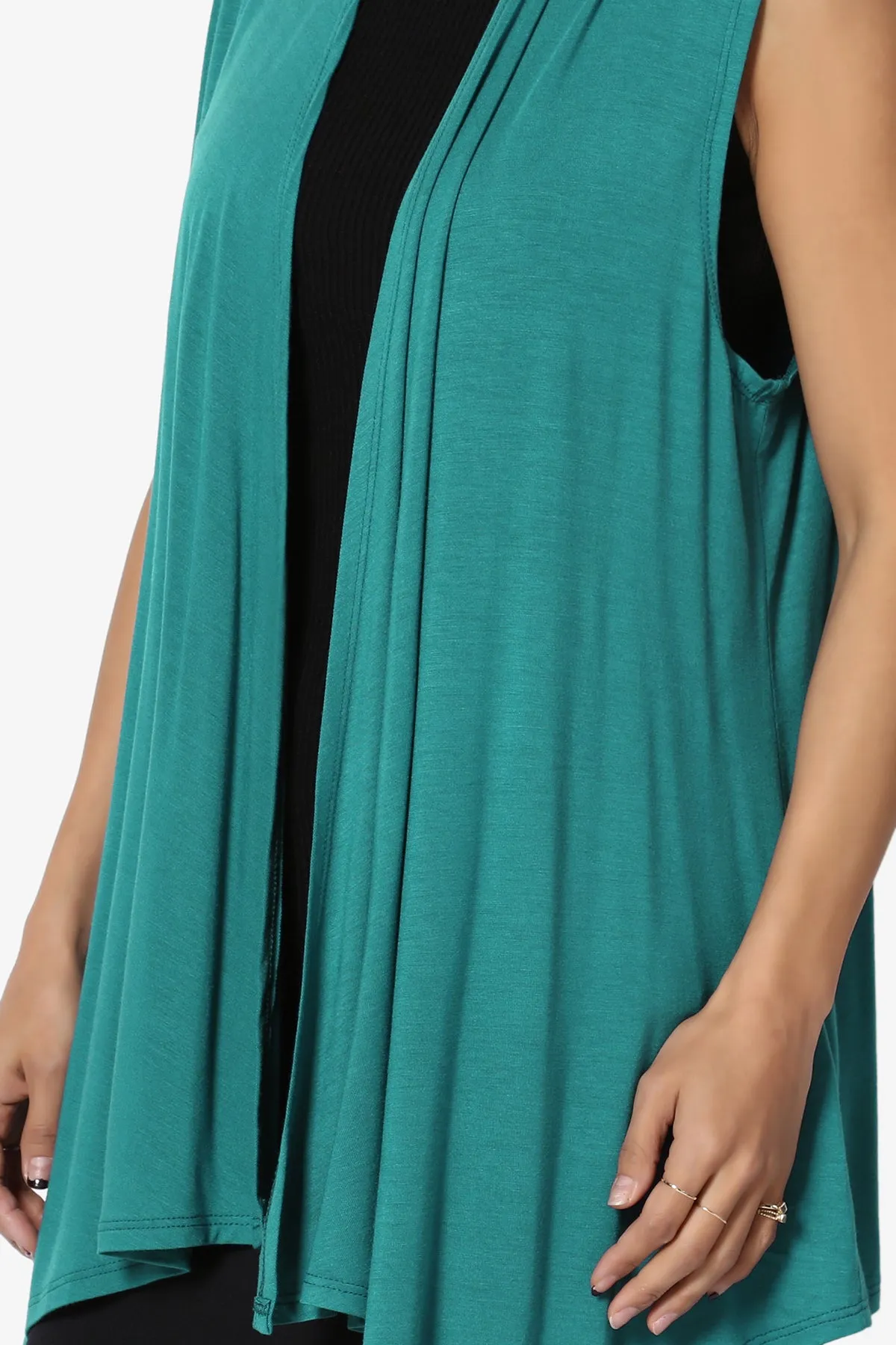 Danna Draped Jersey Vest