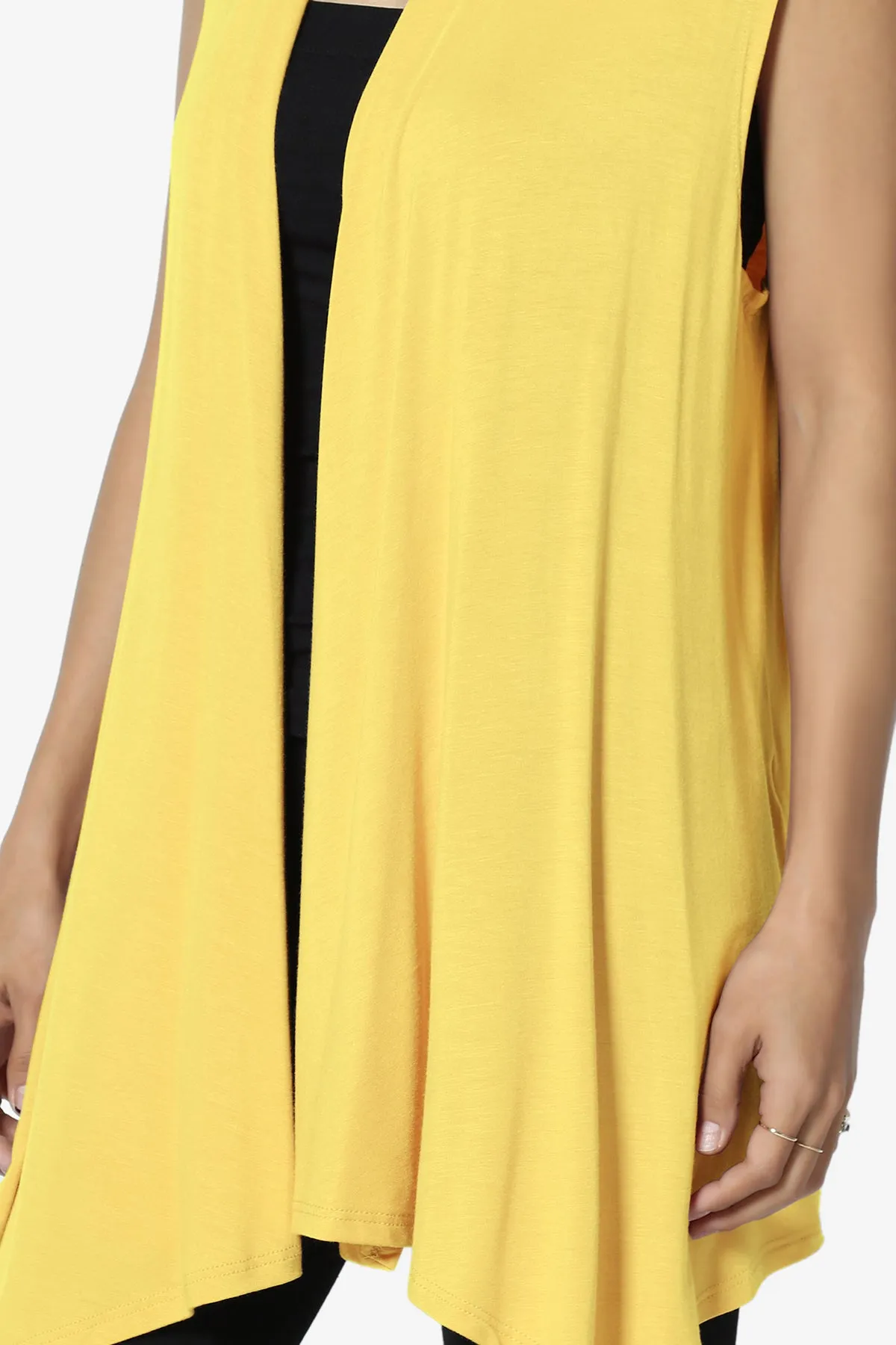 Danna Draped Jersey Vest