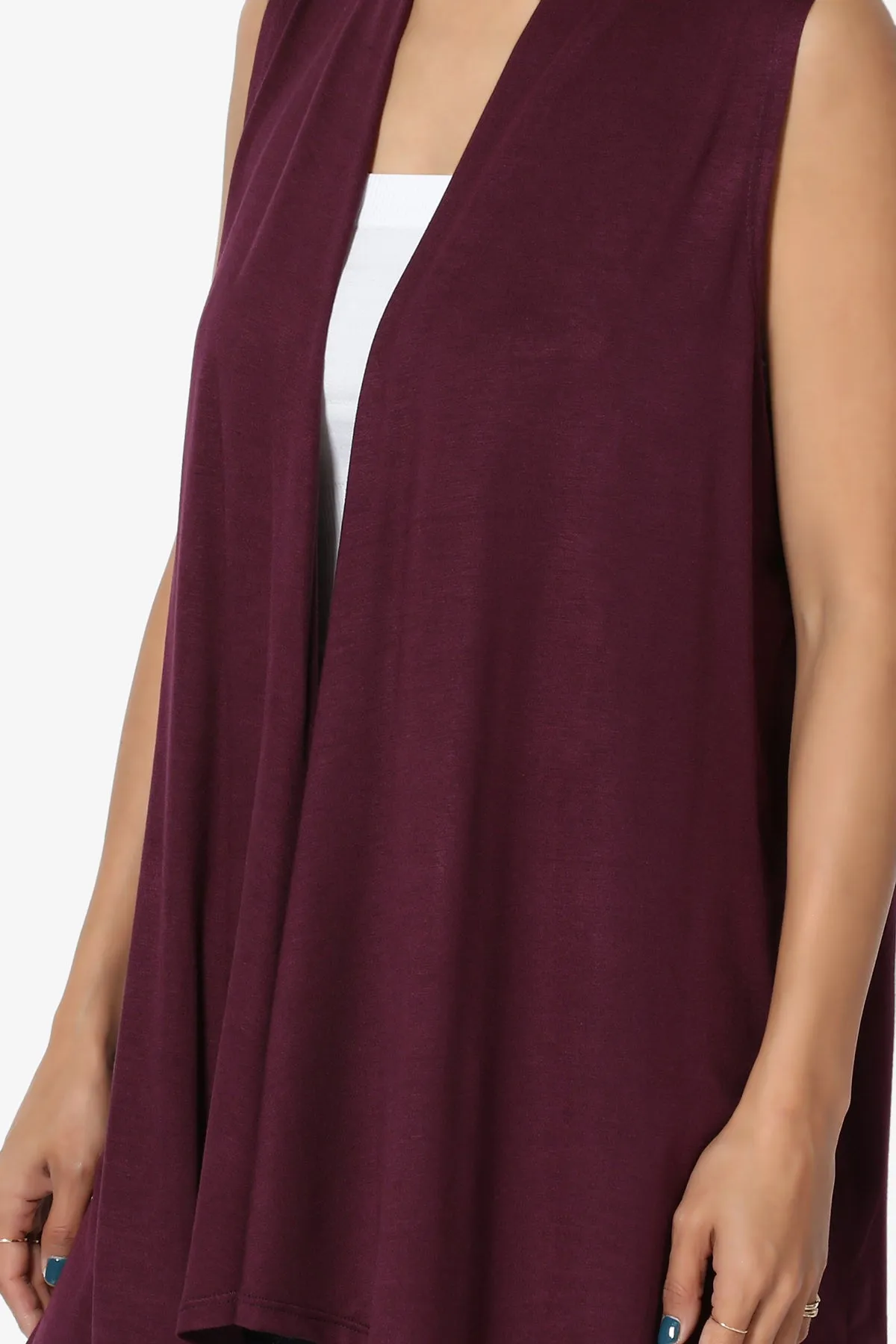 Danna Draped Jersey Vest