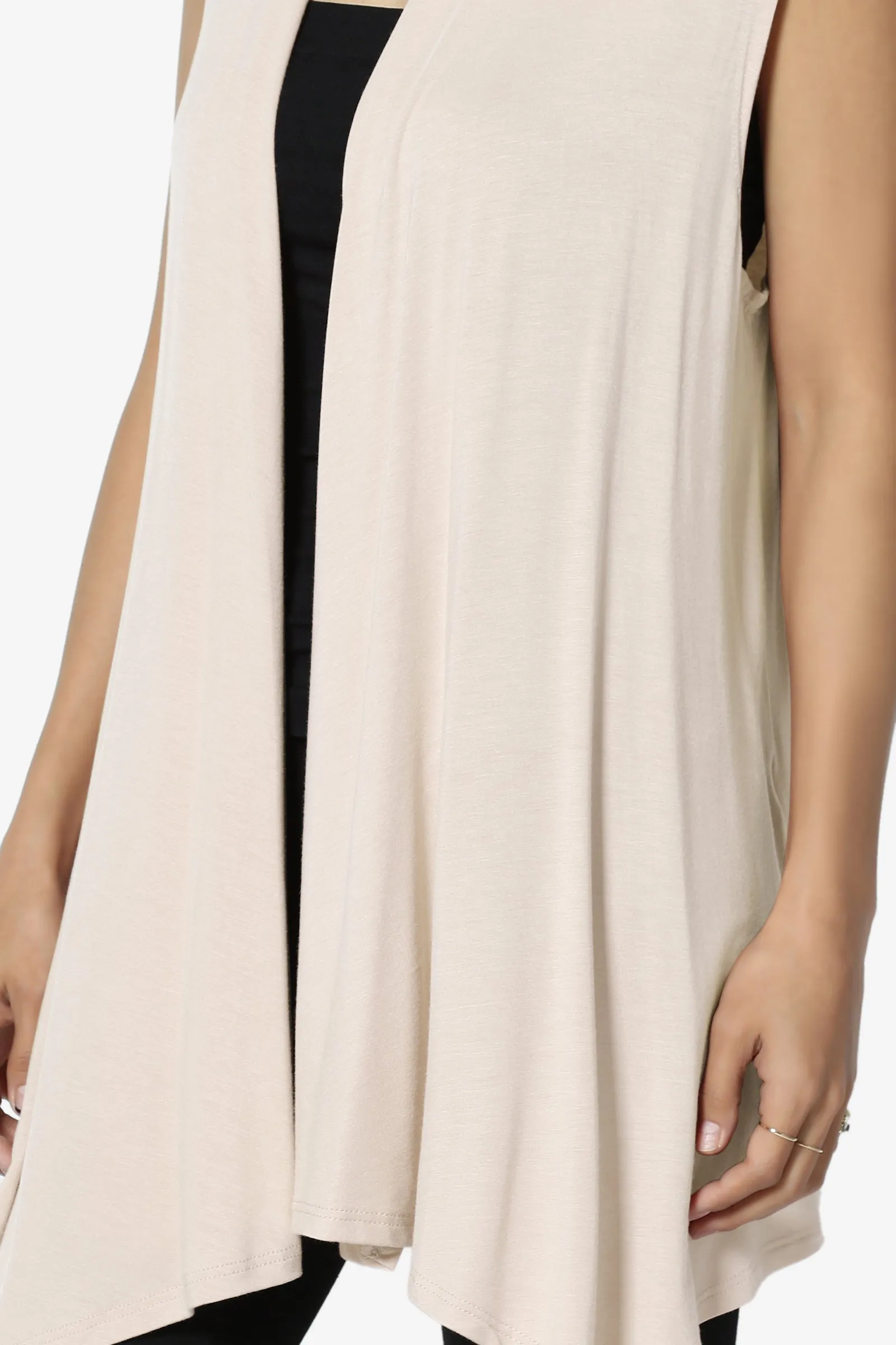 Danna Draped Jersey Vest
