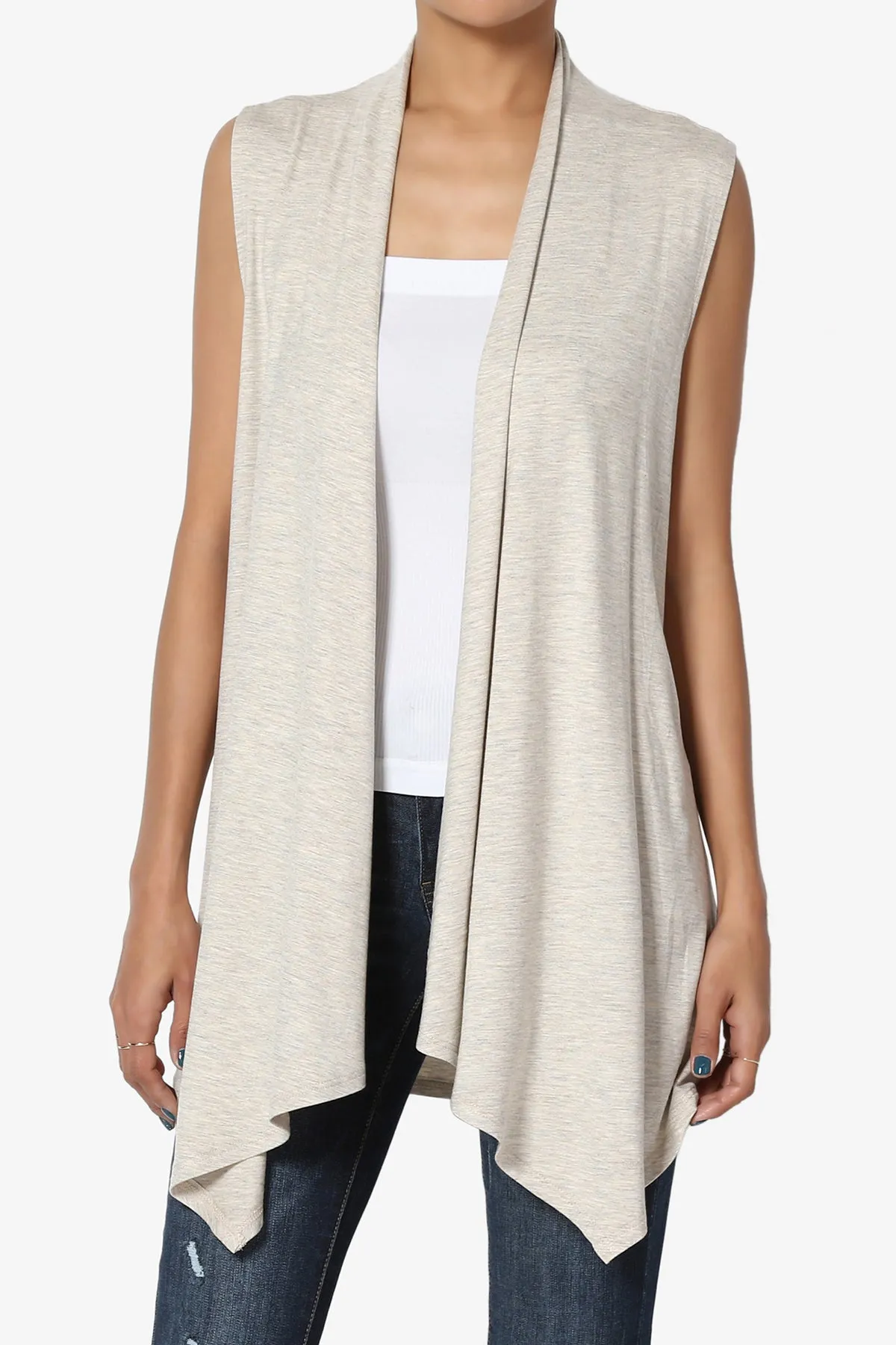 Danna Draped Jersey Vest