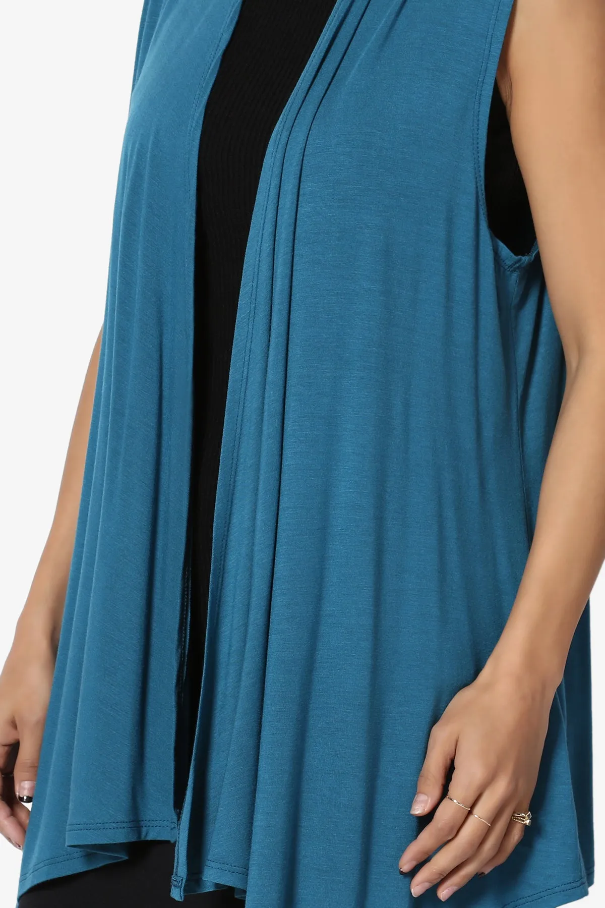 Danna Draped Jersey Vest