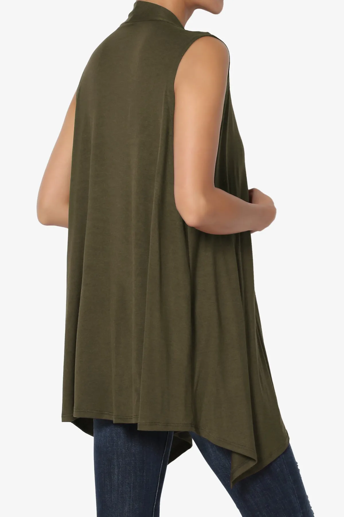 Danna Draped Jersey Vest