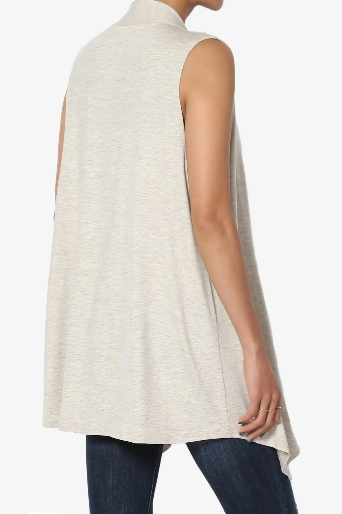 Danna Draped Jersey Vest