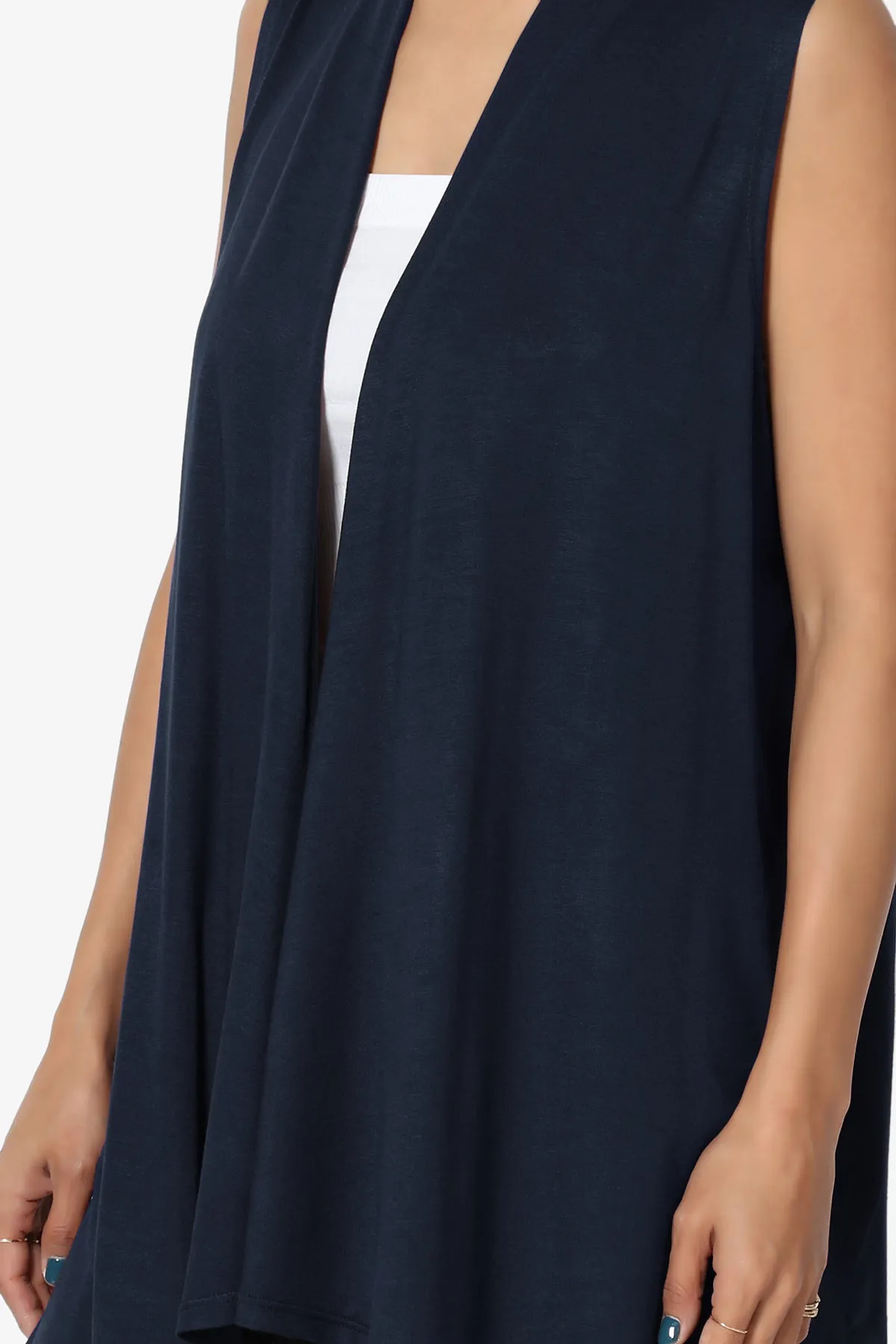 Danna Draped Jersey Vest
